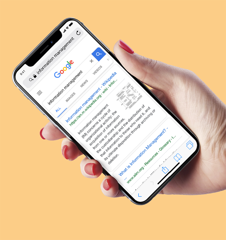 information legend phone